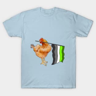 Aromantic Pride Chicken T-Shirt